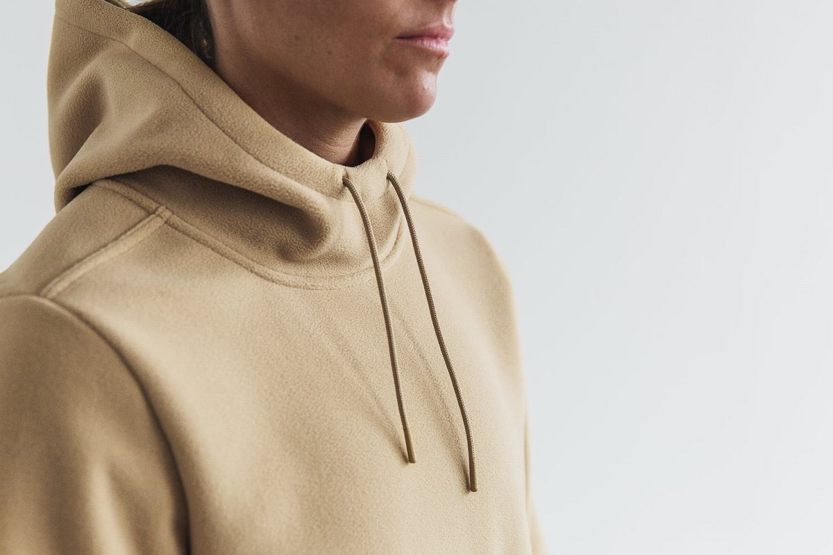 Nobull Arctic Women's Hoodie Beige | Australia (HX6210)